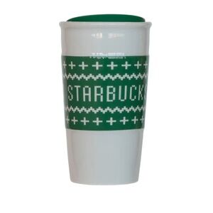 Starbucks 2016 double wall ceramic cup with lid
